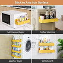 Magnetic Spice Rack for Refrigerator, Kitchen Organizer and Storage Shelf, Yellow(4 Pack)… by CozyNest Decor