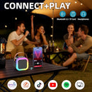 Kinglucky Mini Karaoke Machine for Kids, 2025 TOP Birthday Gifts Ideas for 3-12 Year Old Girls, Christmas Party Gifts Kids' Personal Video Players Accessories with 2 Wireless Microphones - Black by TinyTreasures Baby Boutique