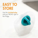 Boon Trove Silicone Manual Breast Pump - Passive Milk Collector - Hands Free Breast Pump for Nursing - Breastfeeding Essentials - 1 Count by TinyTreasures Baby Boutique