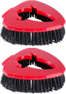 2 Pack Scrub Brush Head Replacement Compatible with O Cedar EasyWring Spin Mop 1-Tank System, Floor Scrubber Head, Shower Scrub Brush with Hard Bristles for Cleaning & Scrubbing by CozyNest Decor