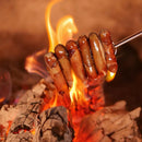 32" Heavy Duty Hot Dog Roasting Sticks for Campfire, Smores Sticks for Fire Pit Long, Marshmallows Skewers (6 Pack) by GreenHaven Gardens