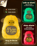 Sheep Alarm Clock for Kids with Night Light, Sleep Training Clock Time to Wake Clock, Rechargeable Silicone Light for Bedroom, Perfect Sleep Companion for Boys Girls by TinyTreasures Baby Boutique