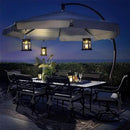 GIGALUMI Solar Lanterns Outdoor Waterproof, 4 Pack Hanging Solar Lanterns for Outside, Candle Effect Outdoor Lights for Pathway, Garden, Patio, Lawn, Porch, Gazebo, Tent, Tree, Yard(Constant Lights) by GreenHaven Gardens