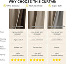 NICETOWN Blackout Curtains for Living Room - Thermal Insulated with Grommet Top Room Darkening Noise Reducing Plylux Curtains for Bedroom Cafe Bar, 2 Panels, Cappuccino, 52 x 63 Inch Long by TinyTreasures Baby Boutique