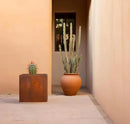 DIY CARTEL Corten Steel Cube Outdoor Planter Box, Rustic & Modern Farmhouse Design, Large Raised Metal Garden Bed for Commercial & Residential Use (12in x 12in) by GreenHaven Gardens