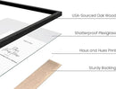 HAUS AND HUES Photo Gallery Wall Frame Set - Set of 5 Black Frames for Gallery Wall, Gallery Wall Frames, Multiple Picture Frames for Wall Collage (Two 8x10, Two 11x14, One 16x20 Framed Black) by CozyNest Decor