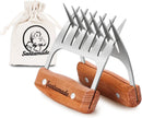 Meat Shredder Claws - Stainless Steel Meat Claws for Pulled Pork, Shredded Chicken, Bear Claws for Shredding Meat, Grill, BBQ Smoker Accessories, Grilling Gifts, Stocking Stuffers for Men by GreenHaven Gardens