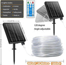 98FT Waterproof 300LEDs Solar Rope Lights, Type C Charging, Remote-Controlled, for Outdoor Pathway Pool Patio Party Garden Yard Palm Tree Holidays (Brighter - Warm White) by GreenHaven Gardens