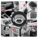 2 Pack Deadbolt Child Safety Lock Cover - Child Proof Deadbolt Cover & Door Knob Protector, Deadbolt Lock Cover for Kids, Prevents Accidental Locking (Fits Standard Locks) (Transparent) by TinyTreasures Baby Boutique