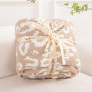NEXHOME PRO Leopard Soft Blanket, Fuzzy Throw Blanket for Couch Bed Sofa Picnic, Knit Blankets for Women Gifts Beige 50 x 60 inches by TinyTreasures Baby Boutique