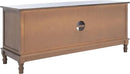 SAFAVIEH Magnolia TV Stand for up to 55" Flatscreen – Brown, 2 Doors with Interior Storage, 2 Open Shelves, Entertainment Media Console (MED5702C) by CozyNest Decor
