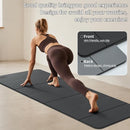 Foldable Yoga Mat Extra Thick 0.32 Inches Eco-Friendly POE Material, Non-Slip Design Fitness Mats, Multi-Purpose Workout Mats For Studio or Home Use (70 x 24 x 0.32 inches） by TinyTreasures Baby Boutique