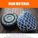 2 Pcs Outdoor Pouf, D21”x H9” Waterproof Outdoor Inflatable Ottoman with Foot Pump, Portable Patio Pouf for Garden Camping or Home Use by CozyNest Decor