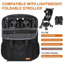 Mactso Stroller Travel Bag Compatible with GB Pockit and GB Pockit Air Plus All Terrain, Lightweight Stroller Travel Backpack for Airplane (Black, M) by TinyTreasures Baby Boutique