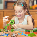 Garma Animal Sewing Kit for Kids - 14 in 1 Kids Sewing Crafts Kit for Beginners - Mini Sewing Kits for Kid 5-8 8-12 - Easy Sew Your Own Felt Animals DIY Craft Set for Boys & Girls Birthday by TinyTreasures Baby Boutique