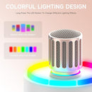 Wireless Microphones, Microphone with One-to-One Chip Connection, Controllable LED Lights, 40H Duration, 200FT Range Free Sing, Volume Control Microphone for Singing, Speech, Home Party, Youtube by TinyTreasures Baby Boutique