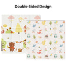 Baby Play Mat, 50 x 50 Inch Play Mat Perfect for Use Baby Playpen, Foldable Baby Foam Playmat for Floor, Portable Waterproof Activity PlayMats for Babies, Infants and Toddlers by TinyTreasures Baby Boutique