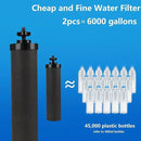 Water Filter Silver Infused Replacement for Berkey® BB9-2® Black Carbon Block Filters System,Compatible with Berkey® Gravity Countertop Purification Elements,Pack of 4 by CozyNest Decor