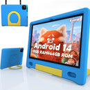 Kids Tablet with Strap, Android 14 Tablet for Kids 10 inch, Toddler Tablets Octa-Core 64GB 1TB Expandable, Children's Tablets with Case, Bluetooth WiFi Parental Control Dual by TinyTreasures Baby Boutique