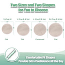 wegreeco Nursing Breast Pads (14 Pack) + Laundry Bag & Travel Storage Bag, 4.7 inch - Washable & Reusable Breastfeeding Nursing Pads (Rose Gold, Large, Plain Shape) by TinyTreasures Baby Boutique