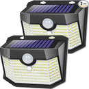 Aootek Motion Sensor Light 2 Packs, Solar Lights Outdoor Waterproof with 3 Lighting Modes Solar Powered Wall Lights Outside for Garden Patio Garage Yard Deck by GreenHaven Gardens