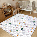 Baby Play Mat - 71" X 59",Premium Thicker Foam One-Piece Crawling Mat, Machine Washable, Extra Large Anti-Slip Activity Playmat for Babies, Toddlers & Infants by TinyTreasures Baby Boutique