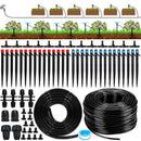 236FT Quick Connect Drip Irrigation Kit, Garden Watering System DIY Automatic Irrigation Equipment Kit for Lawn Raised Bed Greenhouse Plant Watering with 1/4'' Tubing, Drip Emitter, Connector by GreenHaven Gardens