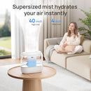 Dreo Humidifiers for Bedroom, 4L Top Fill for Large Room, 36H Runtime, 28 dB Quiet Supersized Cool Mist Air Humidifier for Baby Nursery, Plants, Indoor, Night Light, Easy to Clean & Fill by TinyTreasures Baby Boutique