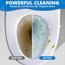 Toilet Bowl Cleaner Sheets, Natural Toilet Bowl Cleaner Strips, Eco-Friendly, Removes Stains & Odors, Non Toxic, Plastic Free, Septic Safe, Ideal Toilet Bowl Cleaner, 60 Uses by CozyNest Decor