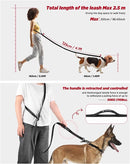Hands Free Dog Leash, 8.2ft Multifunctional Crossbody Rope with Explosion-Proof Handle and Adjustable Training Hands Free Leash for Medium Dog by TinyTreasures Baby Boutique