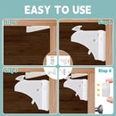 Magnetic Cabinet Locks Baby Proofing - Children Proof Cabinet Drawers Safety Locks (10 Locks and 2 Keys) by TinyTreasures Baby Boutique