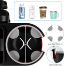 Accmor Stroller Cup Holder with Tray, Universal Cup Holder, Bike Bottle Holder, 360° Rotatable Large Caliber Drinks Holder for Stroller, Bike, Wheelchair, Walker by TinyTreasures Baby Boutique