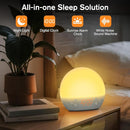 Sunrise Alarm Clock for Heavy Sleepers Adults,White Noise Sound Machine 30 Soothing Sounds, Dimmable Digital Clock&Night Light, Wake Up Light/Bedside Lamp/Alarm Clocks for Bedrooms,Ideal for Gift by TinyTreasures Baby Boutique