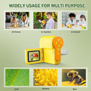 1000X Handheld Microscope for Kids, 4K 2.0" Screen Mini Pocket Microscope with 6 Adjustable LED Lights, Edu Science Birthday Gifts for Kids Ages 8-12, 32G SD Card Included - Yellow by TinyTreasures Baby Boutique