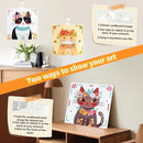 Marlrin Cats Craft Kits for Kids Ages 4-8, Arts and Crafts Kits,Craft Kit for Girls 6-8,Diamond Painting Toys for Girls 5-7,Birthday and Christmas Gift for Kids Ages 3, 4, 5, 6, 7, 8 by TinyTreasures Baby Boutique