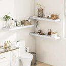 White Floating Shelves for Wall, 36 Inch X 12 Deep Shelves for Room Wall Mounted，2" Thick Heavy Duty Holds 65lbs Floating Shelf for Bedroom Bathroom Kitchen Laundry Room, Set of 2 by CozyNest Decor