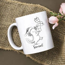 Personalized Axolotl Accent Mug Gift For Birthday Christmas, Axolotls White Coffee Cup 11 15 Oz, Custom Name Axolotl Animal Lover Coffee Mug Gift For Women Men Sister Brother, Cute Animal Travel Cup by TinyTreasures Baby Boutique