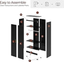 Metal Armoire Wardrobe Closet with 2 Doors, 71" Black Wardrobe Cabinet with Hanging Rod and Adjustable Shelves, Tall Clothing Storage Cabinets for Bedroom, Laundry Room, Home Office by CozyNest Decor