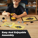 Robot R Smart Robot Building Kit with Storage Box, 4-in-1 Programmable App Remote Control Off Roader Car Toy, Authentic and Functional Design, Coding Gifts for 6 7 8 9 10 11 12 Years Old Kids by TinyTreasures Baby Boutique