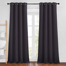 NICETOWN Greyish Purple Room Darkening Curtains for Living Room, Grommet Thermal Curtains Light & Sound Reducing Window Treatments for Bedroom/Home Family, W46 x L102 by TinyTreasures Baby Boutique
