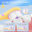 Toothbrush for Toddlers 1-3,Infant to Toddler Training Tooth Brush,Extra Soft Baby Toothbrushes Cleans Baby Sensitive Teeth Non-Slip Grip, Cute Dinosaur Kids Toothbrush for Boys Girls 2 Pack by TinyTreasures Baby Boutique