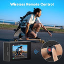 AKASO EK7000 4K30FPS 20MP WiFi Action Camera with EIS Ultra HD 131FT Waterproof Underwater Camera Remote Control 4X Zoom Support External Microphone by TinyTreasures Baby Boutique