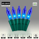 100LIGHTS BLUE Extra-Bright With End Connectors Christmas Decorative Lights 5.98m UL Certified Mini String Light Set Waterproof for Home Garden Holiday Christmas Tree Party Patio Decor Wedding by CozyNest Decor