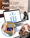 Biped Robot Kit STEM Toys Science Kit for Kids, Bionic Bipedal Robotics Programmable Coding Crafts Set for Arduino ESP32, Birthday Gift for Age 8-12 Boys Girls Teens by TinyTreasures Baby Boutique