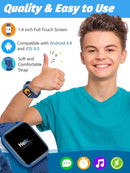 Kids Smart Watch, Smart Watch for Kids 4-16 Years Old with Sleep Mode, 19 Sports Mode, Pedometer, Birthday Gift for Boys Girls, Blue by TinyTreasures Baby Boutique