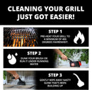 Grill Rescue BBQ Replaceable Scraper Cleaning Head, [Rescue-Upgraded], Bristle Free, Durable and Unique Scraper Tools for Cast Iron or Stainless-Steel Grates, Barbecue Cleaner (Rescue Pro) by GreenHaven Gardens