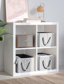 StorageWorks Storage Baskets for Shelves, Foldable Fabric Closet Storage Bins with Handles, Fabric Storage Bins Clothes Organizer, Gray Check, 3-Pack, Large by TinyTreasures Baby Boutique