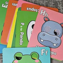 Alphabet Mask Cards, Alphabets ABC Flash Cards with Animal Masks, Giant Letter ABC Animals Faces Flash Learning Flashcards, Interactive and Educational Animals Masks Set (Alphabet Mask Cards, 1) by TinyTreasures Baby Boutique