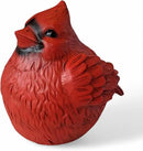 Stocky Cardinal Garden Statue and Key Hider - Hides a Secret Extra Hidden Key Outside in Garden, Yard or Porch by GreenHaven Gardens