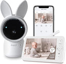 ARENTI Baby Monitor, 2K Video Baby Camera with 5-Inch Upgraded Wireless Display, Super Night Vision, Lullabies, Cry & Motion Detection, Temp & Humidity Sensor, Two Way Audio by TinyTreasures Baby Boutique